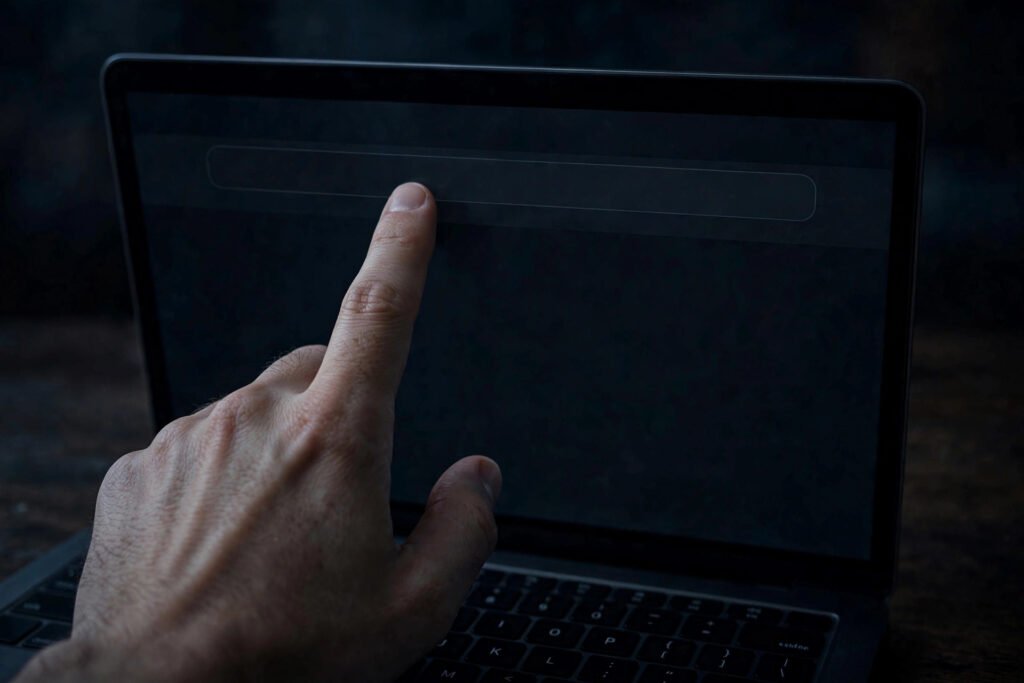 Checking a website address in a browser